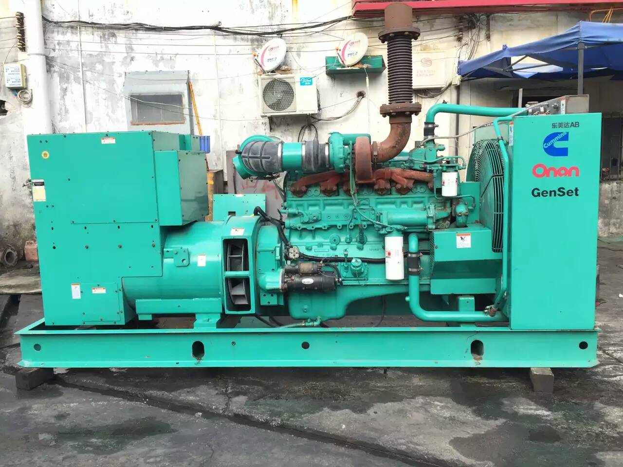 萧县租赁发电机-柴油发电机不正常冒烟的原因